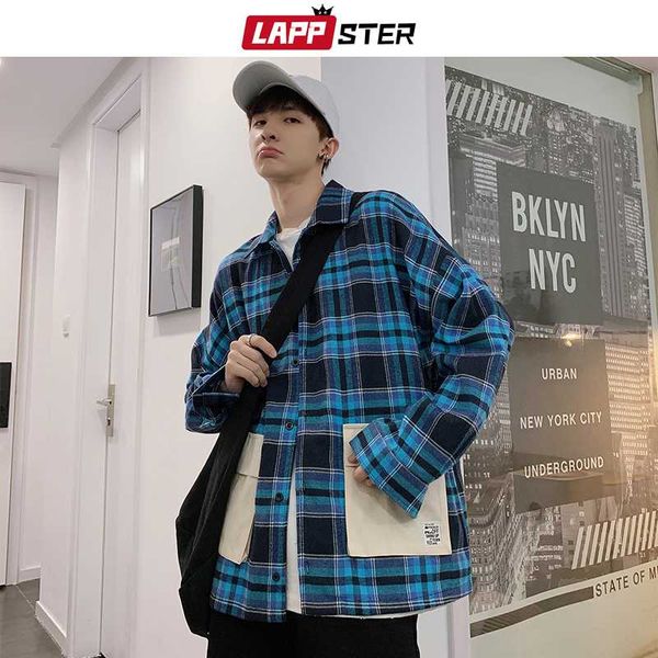 men harajuku streetwear plaid shirts 2019 mens patchwork shirt long sleeve autumn hip hop fashions cotton shirt 5xl, White;black
men harajuku streetwear plaid shirts 2019 mens patchwork shirt long sleeve autumn hip hop fashions cotton shirt 5xl, White;black