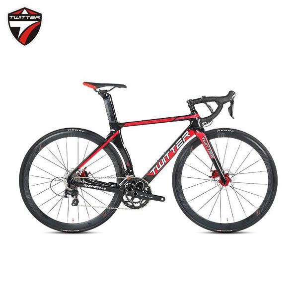 twitter sniper2.0 700c carbon road bike 22 speed bicycle with hydraulic disc brake r7000 derailleur transmission
twitter sniper2.0 700c carbon road bike 22 speed bicycle with hydraulic disc brake r7000 derailleur transmission