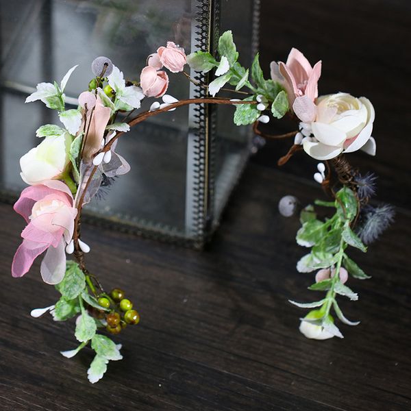 fashion korean floral hair wreath artificial fabric flower headband garland for wedding bride bridesmaids headwear ornament gift, Golden;white
fashion korean floral hair wreath artificial fabric flower headband garland for wedding bride bridesmaids headwear ornament gift, Golden;white