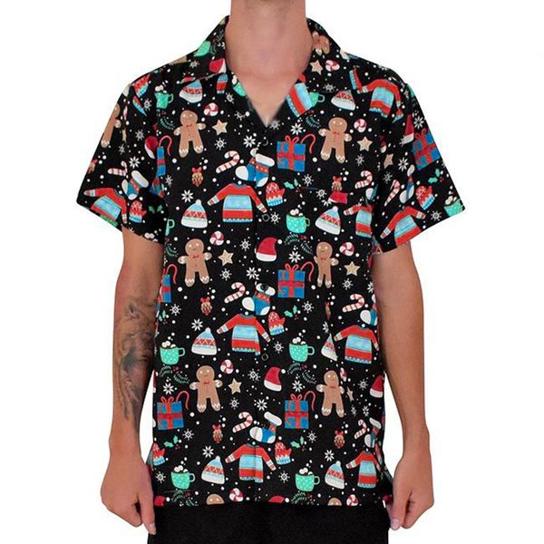 men shirts party summer black casual fashion formal collar christmas printing male slim fit blouse, White;black
men shirts party summer black casual fashion formal collar christmas printing male slim fit blouse, White;black