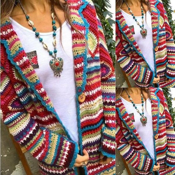 womail warm autumn jacket women 2019 fashion casual women multicolor print ethnic wind knit cardard long sleeve long coat, Black;brown
womail warm autumn jacket women 2019 fashion casual women multicolor print ethnic wind knit cardard long sleeve long coat, Black;brown