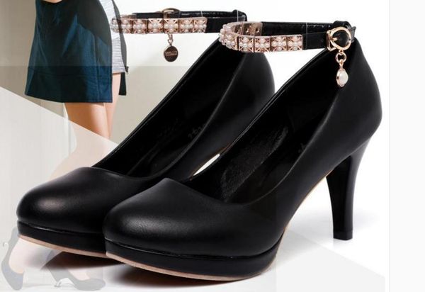 2020 spring and autumn with new style fashion high heel fine heel pointed end waterproof table women's shoes@mqwbh715, Black
2020 spring and autumn with new style fashion high heel fine heel pointed end waterproof table women's shoes@mqwbh715, Black