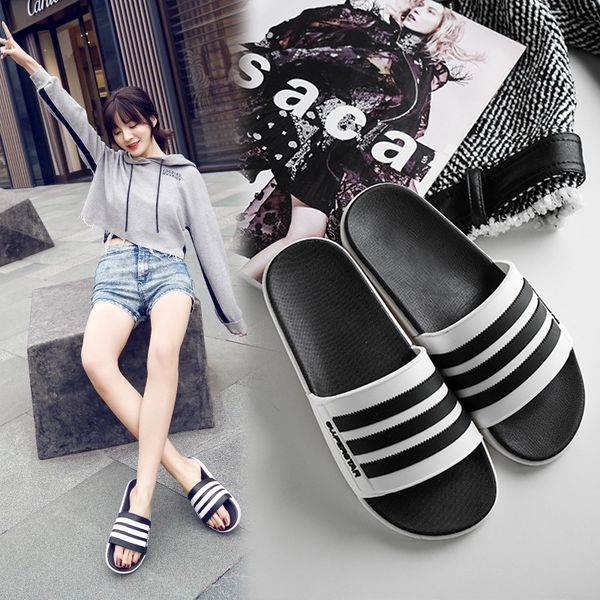summer ins strip women slippers england style stripes slides outdoor lovers home couple non-slip beach slippers, Black
summer ins strip women slippers england style stripes slides outdoor lovers home couple non-slip beach slippers, Black