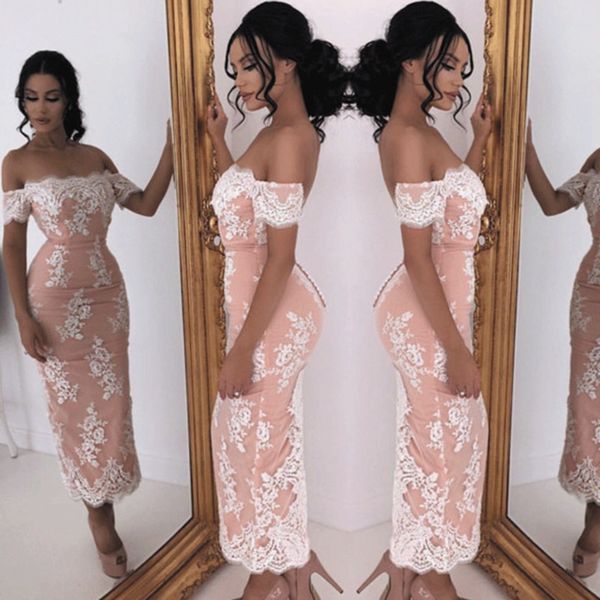 2022 arrival off the shoulder short evening dress lace gowns robe soiree dubai arabic plus size robes de cocktail, White;pink
2022 arrival off the shoulder short evening dress lace gowns robe soiree dubai arabic plus size robes de cocktail, White;pink