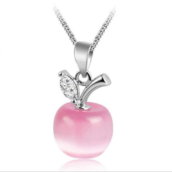 cat's eyes jewelry 925 sterling silver white opal apple pendant necklace for women fashion jewelry drop shipping
cat's eyes jewelry 925 sterling silver white opal apple pendant necklace for women fashion jewelry drop shipping