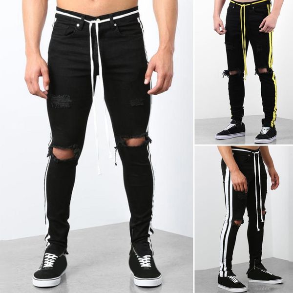 s-3xl men pants hip joggers pants men's fashion denim cotton straight hole trouser distressed jeans long pant sweatpants 2019, Blue
s-3xl men pants hip joggers pants men's fashion denim cotton straight hole trouser distressed jeans long pant sweatpants 2019, Blue