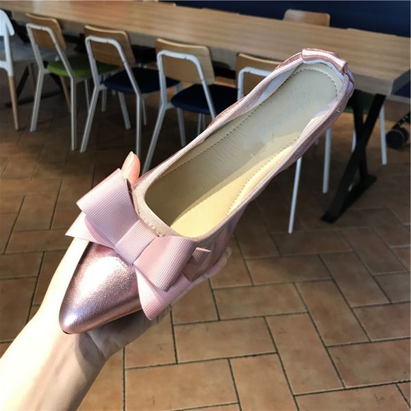 women's shoes genuine leather slip-on pointed toe summer flat shoes new fashion casual butterfly-knot spring for woman, Black
women's shoes genuine leather slip-on pointed toe summer flat shoes new fashion casual butterfly-knot spring for woman, Black