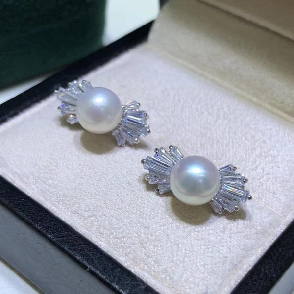 925 sterling silver earrings mountings jewelry parts fittings women's accessories for pearls crystal agate coral jade stone, Blue;slivery
925 sterling silver earrings mountings jewelry parts fittings women's accessories for pearls crystal agate coral jade stone, Blue;slivery