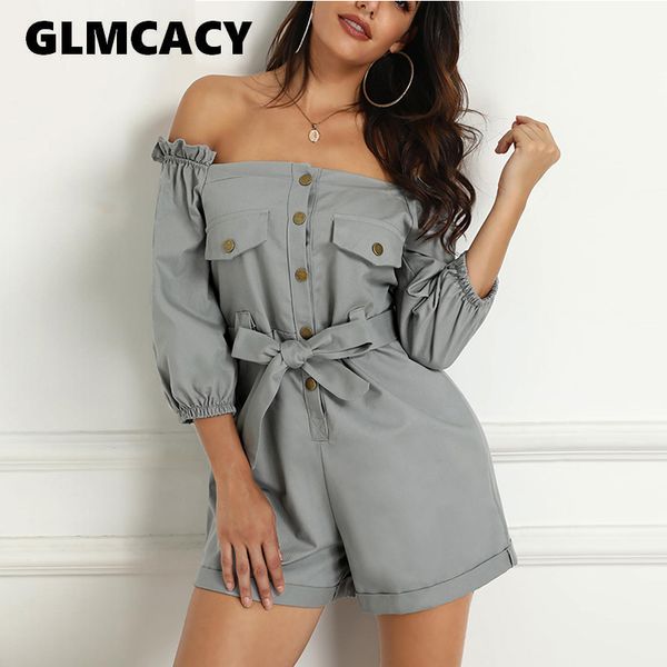 women elegant off shoulder buttoned frill hem romper casual wrap belt half sleeve streetwear fashion slim fit new trend playsuit, Black;white
women elegant off shoulder buttoned frill hem romper casual wrap belt half sleeve streetwear fashion slim fit new trend playsuit, Black;white