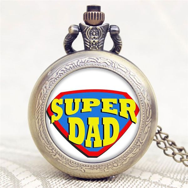 bronze vintage men's pocket watch super dad words design quartz analog clock watches with chain necklace special father's day gift, Slivery;golden
bronze vintage men's pocket watch super dad words design quartz analog clock watches with chain necklace special father's day gift, Slivery;golden