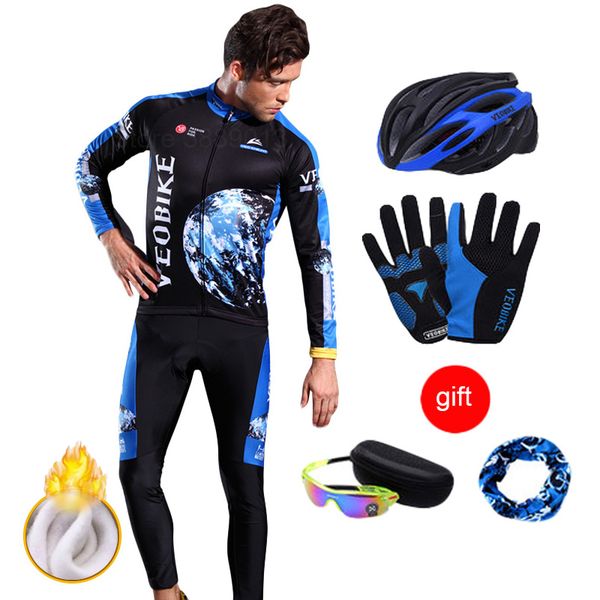 veobike 2019 long cycling sets winter thermal fleece mtb clothes bicycle clothing pro team mountain bike jersey set men, Black;blue
veobike 2019 long cycling sets winter thermal fleece mtb clothes bicycle clothing pro team mountain bike jersey set men, Black;blue