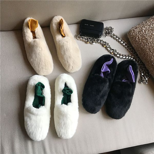 shoes woman 2019 shallow mouth loafers with fur female footwear casual sneaker round toe new boat slip-on winter dress round, Black
shoes woman 2019 shallow mouth loafers with fur female footwear casual sneaker round toe new boat slip-on winter dress round, Black