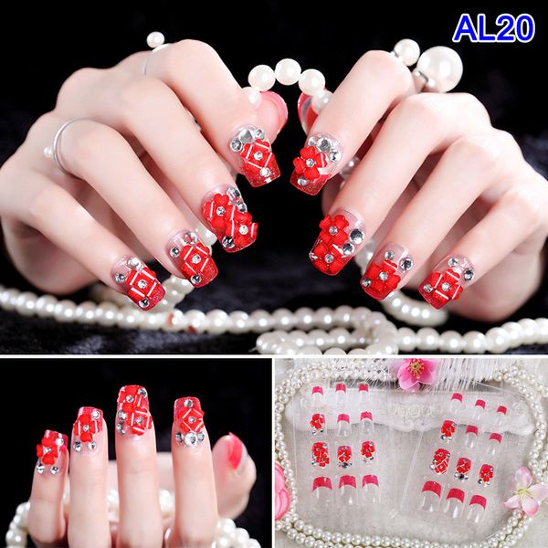 dropshipping 24 piece boxed bridal nail patch nail art finished piece fake nails smj, Red;gold
dropshipping 24 piece boxed bridal nail patch nail art finished piece fake nails smj, Red;gold