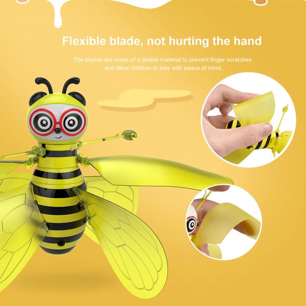 bee induction infrared sensing hand sensor portable led light rc animal aircraft toy kids gift y200414
bee induction infrared sensing hand sensor portable led light rc animal aircraft toy kids gift y200414