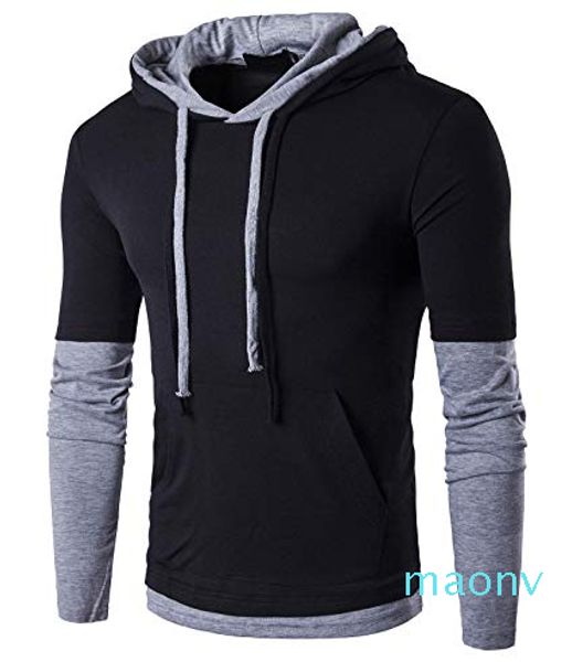men's casual long/short-sleeve slim-fit hoodie shirt jacket coat fleece sports sweatshirts designer tracksuit mens zipper xm, Black
men's casual long/short-sleeve slim-fit hoodie shirt jacket coat fleece sports sweatshirts designer tracksuit mens zipper xm, Black
