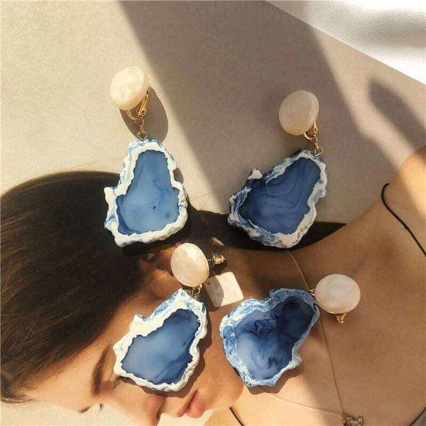 mengjiqiao new vintage simulated marble stone irregular statement drop earrings for women girls jewelry blue elegant pendientes, Silver
mengjiqiao new vintage simulated marble stone irregular statement drop earrings for women girls jewelry blue elegant pendientes, Silver