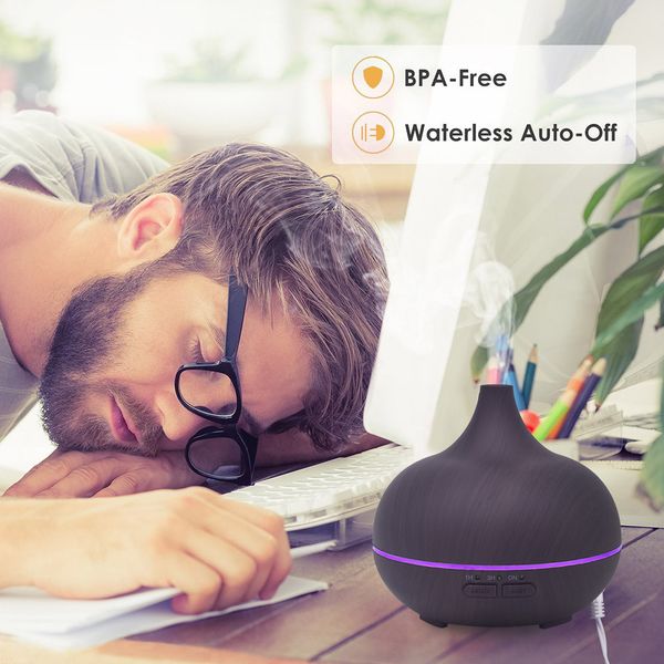 diffuser wood ultrasonic air humidifier essential oil 150ml color change led night light for office home
diffuser wood ultrasonic air humidifier essential oil 150ml color change led night light for office home