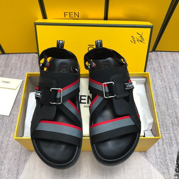 luxury designer mens elastic letter flats sandals novelty summer branded gladiator sandals classic casual shoes, Black
luxury designer mens elastic letter flats sandals novelty summer branded gladiator sandals classic casual shoes, Black
