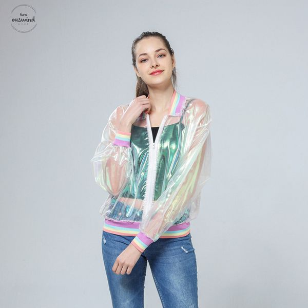 harajuku summer women jacket laser rainbow symphony hologram women coat transparent iridescent sheer bomber jacket sunproof drop shipping, Black;brown
harajuku summer women jacket laser rainbow symphony hologram women coat transparent iridescent sheer bomber jacket sunproof drop shipping, Black;brown