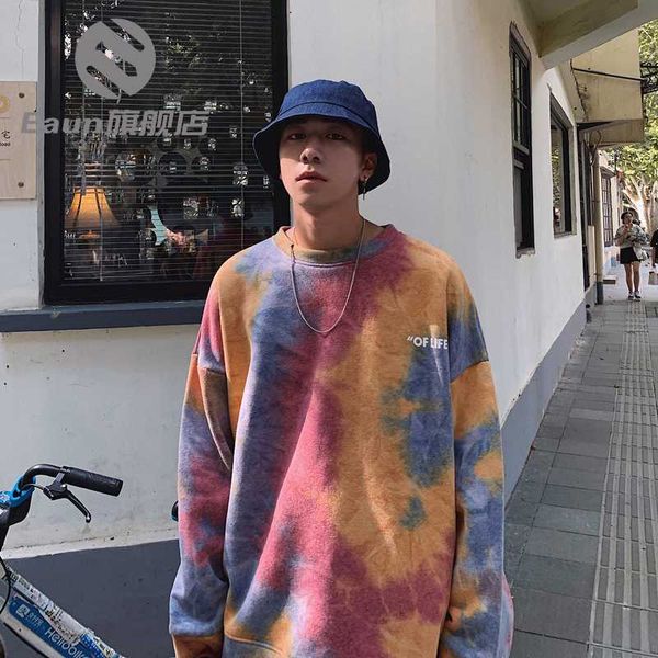 men harajuku tie dye oversized hoodies 2020 autumn mens japanese streetwear sweatshirts male cotton hip hop hoodie, Black
men harajuku tie dye oversized hoodies 2020 autumn mens japanese streetwear sweatshirts male cotton hip hop hoodie, Black