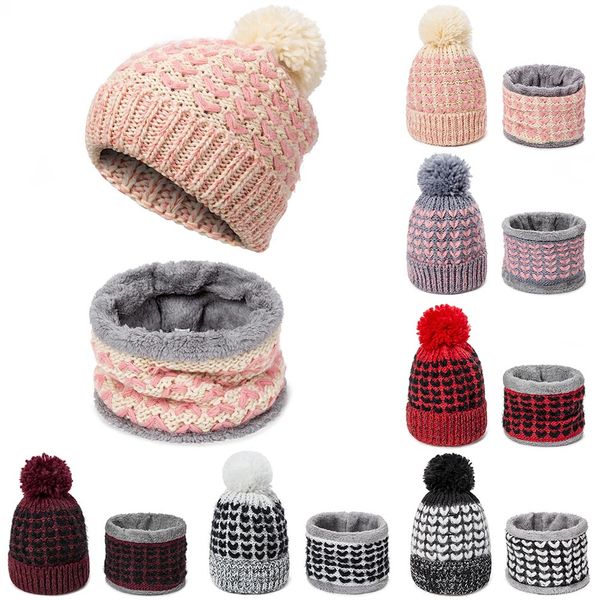 fashion woman winter hat scarf suit knit winter warm pompom hat for woman plus velvet ring scarf, Blue;gray
fashion woman winter hat scarf suit knit winter warm pompom hat for woman plus velvet ring scarf, Blue;gray