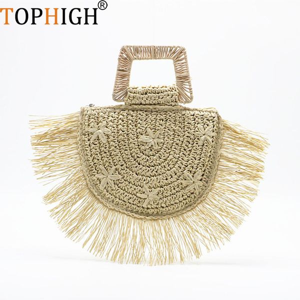 igh style straw shoulder bag women summer rattan bag handmade woven beach bohemia bolsa feminina fashion trendy tote
igh style straw shoulder bag women summer rattan bag handmade woven beach bohemia bolsa feminina fashion trendy tote