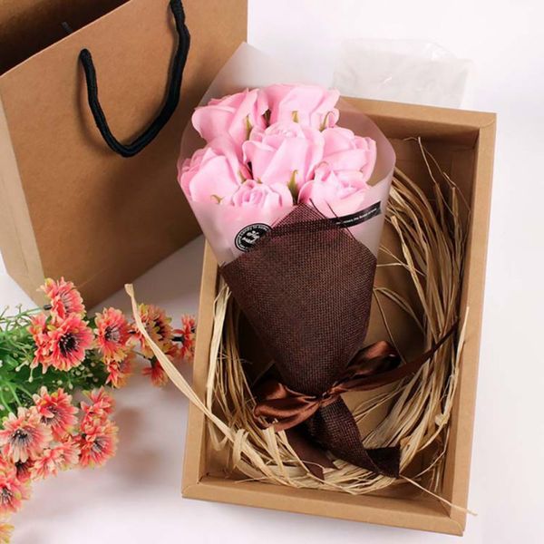 new 7pcs home decor valentine's day christmas fashion gift soap flower handbag paper bag rose bouquet creative birthday gift
new 7pcs home decor valentine's day christmas fashion gift soap flower handbag paper bag rose bouquet creative birthday gift
