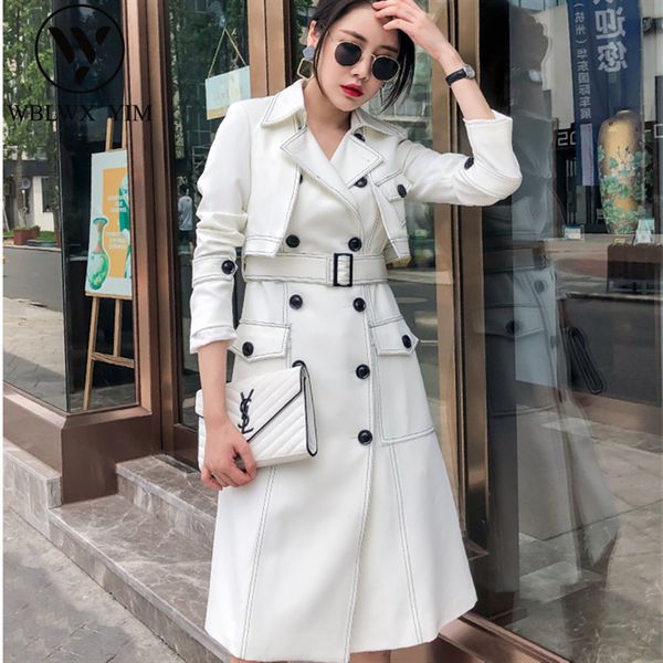 autumn new england style white trench coat for women classic double breasted long trench coat high-end customization outerwear, Tan;black
autumn new england style white trench coat for women classic double breasted long trench coat high-end customization outerwear, Tan;black