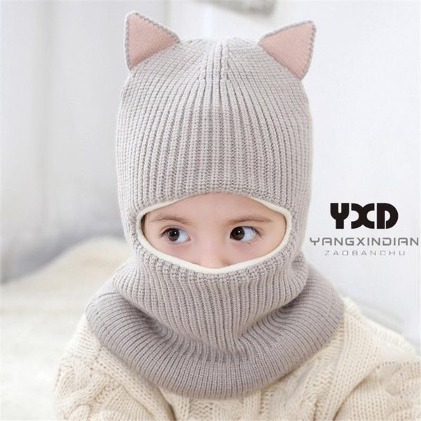 fashion winter warm children hats 2020 new knitted baby girls hat fleece lining cute cat ears beanie kids accessories, Yellow
fashion winter warm children hats 2020 new knitted baby girls hat fleece lining cute cat ears beanie kids accessories, Yellow