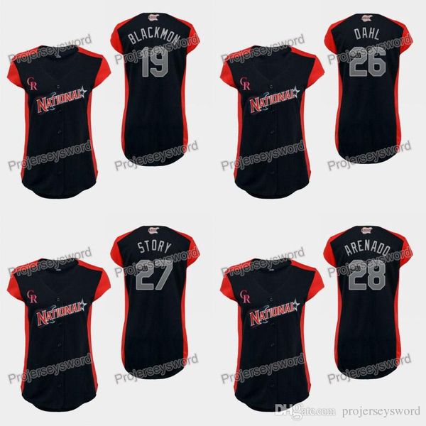 Womens Colorado 28 Nolan Arenado National League Rockies Jersey 19 Charlie Blackmon 27 Trevor Story 26 David Dahl Baseball Jerseys Navy
Womens Colorado 28 Nolan Arenado National League Rockies Jersey 19 Charlie Blackmon 27 Trevor Story 26 David Dahl Baseball Jerseys Navy