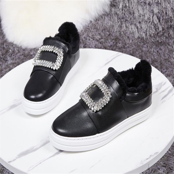 loafers women shoes ladies scarpe donna plush female shoes flock scarpe donna crystal chaussures femme buckle botas mujer, Black
loafers women shoes ladies scarpe donna plush female shoes flock scarpe donna crystal chaussures femme buckle botas mujer, Black
