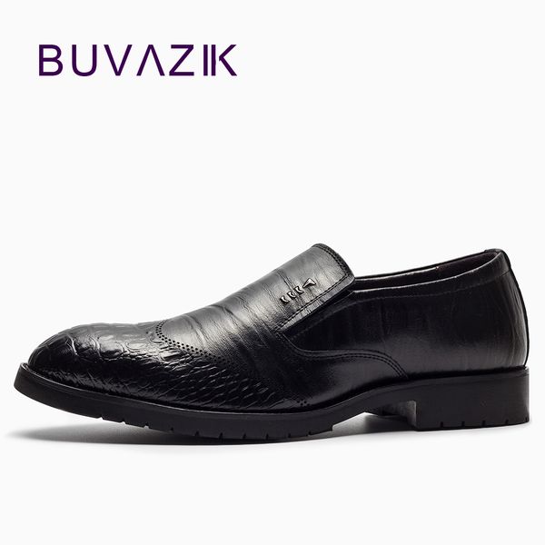 buvazik 2018 men's basic business flat genuine leather wedding dress shoes slip-on soft and comfortable formal shoes, Black
buvazik 2018 men's basic business flat genuine leather wedding dress shoes slip-on soft and comfortable formal shoes, Black
