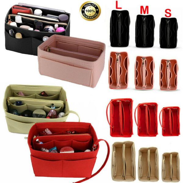 felt purse handbag organizer insert bag multi pocket lightweight storage cosmetics tote shaper liner bag for holiday travelling, Black
felt purse handbag organizer insert bag multi pocket lightweight storage cosmetics tote shaper liner bag for holiday travelling, Black