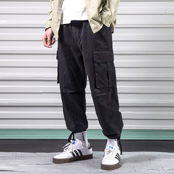 fashion men loose cargo pants autumn mens hip hop big pockets cotton joggers pants male korean fashion streetwear overalls 5xl, Black
fashion men loose cargo pants autumn mens hip hop big pockets cotton joggers pants male korean fashion streetwear overalls 5xl, Black