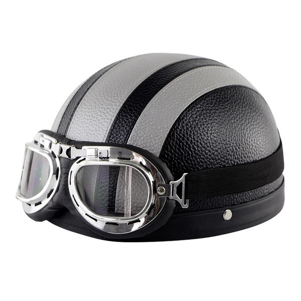 motorcycle electric vehicle helmet for halley helmet half-helmet safety men's and women's leather helmets with goggles
motorcycle electric vehicle helmet for halley helmet half-helmet safety men's and women's leather helmets with goggles
