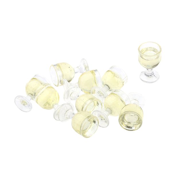 10pcs wine glasses champagne goblet cups for 1 12 scale dollhouse dining room/living room/garden table decor diy crafts, yellow color
10pcs wine glasses champagne goblet cups for 1 12 scale dollhouse dining room/living room/garden table decor diy crafts, yellow color