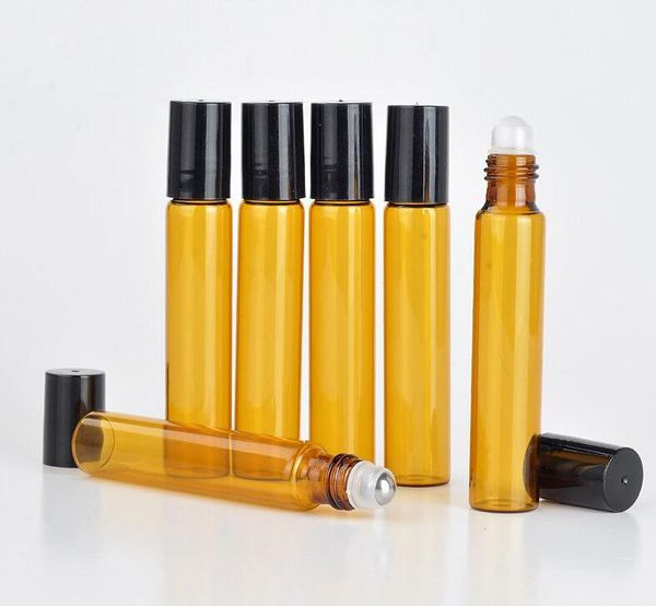 1200pcs/lot 10ml amber glass roll on bottle with stainless steel roller ball essential oils brown perfume bottles
1200pcs/lot 10ml amber glass roll on bottle with stainless steel roller ball essential oils brown perfume bottles