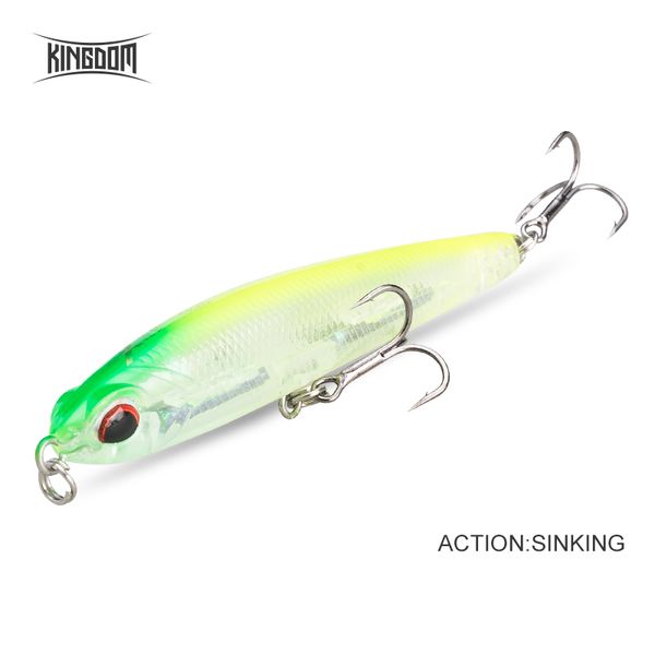 kingdom fishing lures slow sinking pencil lure 70mm 8g, 40mm 4g artificial baits rockfishing hard bait wobblers fishing tackle
kingdom fishing lures slow sinking pencil lure 70mm 8g, 40mm 4g artificial baits rockfishing hard bait wobblers fishing tackle