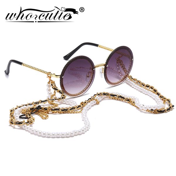 who cutie 2019 white pearl sunglasses chain women lanyard with strap eye glasses accessories for lady (only chain no glasses, Silver
who cutie 2019 white pearl sunglasses chain women lanyard with strap eye glasses accessories for lady (only chain no glasses, Silver