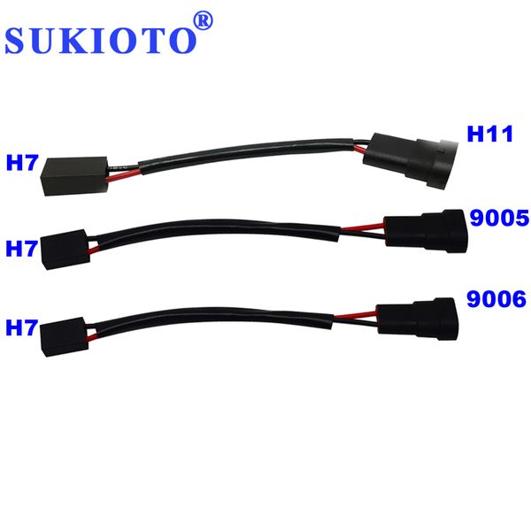 sukioto 10-100pcs connector h7 to h11 hb3 hb4 h8 cable female headlight fog light connector wiring harness plug socket
sukioto 10-100pcs connector h7 to h11 hb3 hb4 h8 cable female headlight fog light connector wiring harness plug socket
