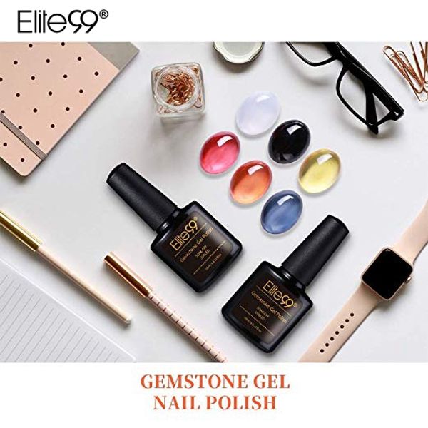 elite99 10ml gemstone gel polish kit soak off translucent candy color gel nail polish 6 colors nail art uv lacquer manicure, Red;pink
elite99 10ml gemstone gel polish kit soak off translucent candy color gel nail polish 6 colors nail art uv lacquer manicure, Red;pink
