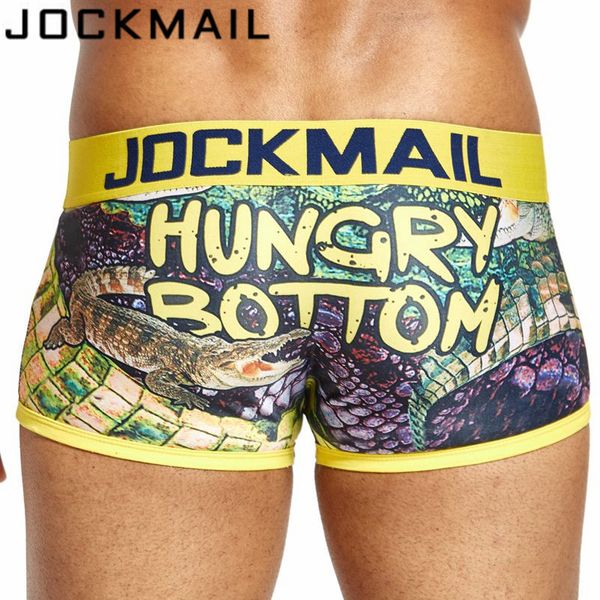 fashion-2018 new jockmail brand mens underwear boxer shorts playful printed mens trunks panties cuecas boxer gay underwear, Black;white
fashion-2018 new jockmail brand mens underwear boxer shorts playful printed mens trunks panties cuecas boxer gay underwear, Black;white