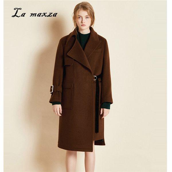 winter coat women wool long coat 2018 vintage fashion korean ladies coats 2xl plus size, Black
winter coat women wool long coat 2018 vintage fashion korean ladies coats 2xl plus size, Black