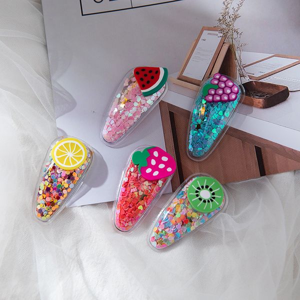 color quicksand transparent hairpin children fruit bb clip pvc side clip, Slivery;white
color quicksand transparent hairpin children fruit bb clip pvc side clip, Slivery;white