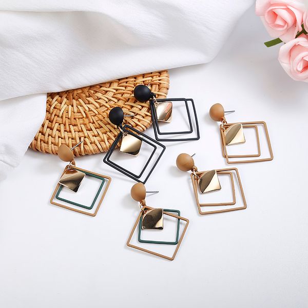 fashion jewelry temperament long matte pendant earrings korean wild sequins geometric earring female elegant statement earrings, Silver
fashion jewelry temperament long matte pendant earrings korean wild sequins geometric earring female elegant statement earrings, Silver