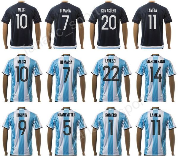2017 argentina jerseys soccer uniforms 17 18 home white 10 messi argentine football shirt 7 di maria 11 aguero 20 kun aguero 22 lavezzi, Black;yellow
2017 argentina jerseys soccer uniforms 17 18 home white 10 messi argentine football shirt 7 di maria 11 aguero 20 kun aguero 22 lavezzi, Black;yellow