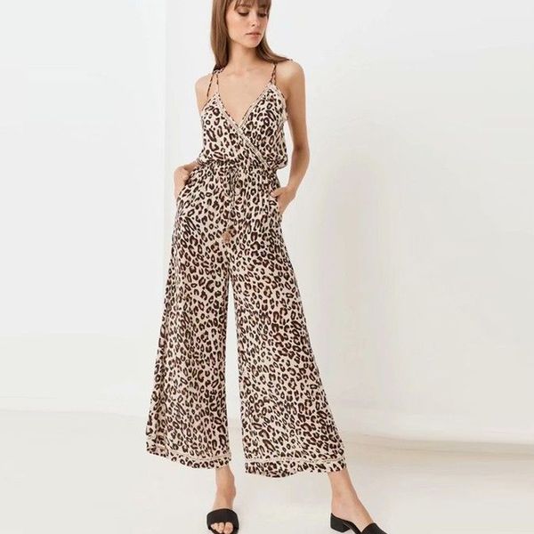 kiyumi boho jumpsuit of women 2019 autumn soft rayon leopard print strappy rompers ladies v-neck lace patchwork jumpsuits summer, Black;white
kiyumi boho jumpsuit of women 2019 autumn soft rayon leopard print strappy rompers ladies v-neck lace patchwork jumpsuits summer, Black;white