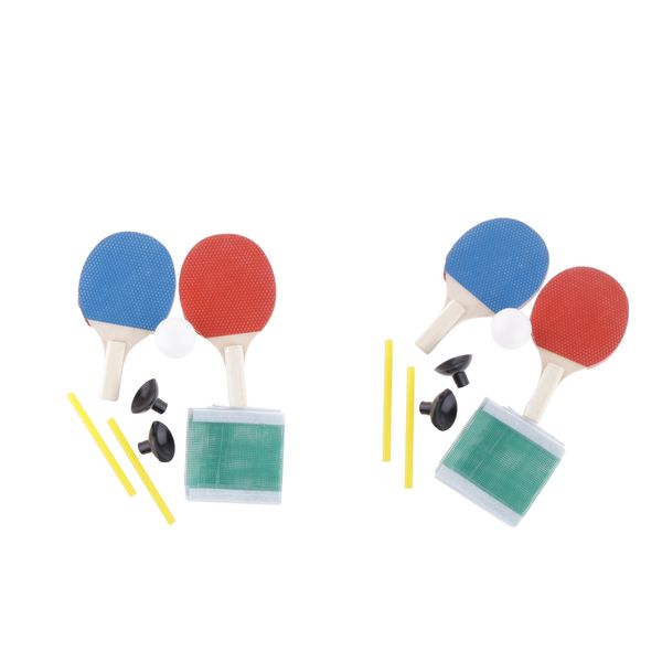 2 pair durable mini table tennis racket
