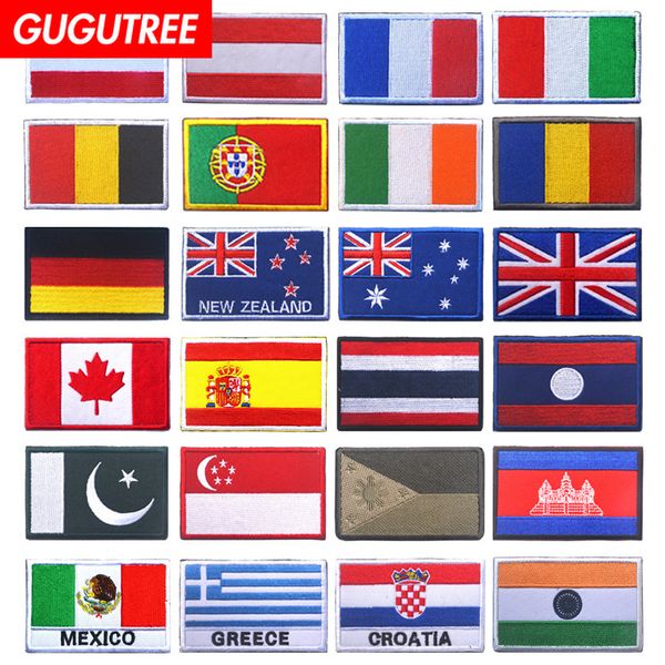 gugutree hook&loop embroidery national flag patches military patches badges applique patches for clothing sp-487, Black
gugutree hook&loop embroidery national flag patches military patches badges applique patches for clothing sp-487, Black