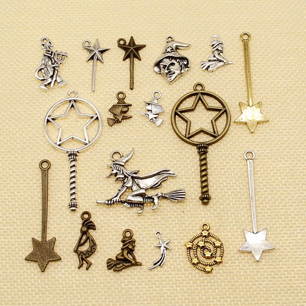 150 pieces jewelry making supplies witch fairy stick magic wand wizard stick hj017, Bronze;silver 
150 pieces jewelry making supplies witch fairy stick magic wand wizard stick hj017, Bronze;silver
